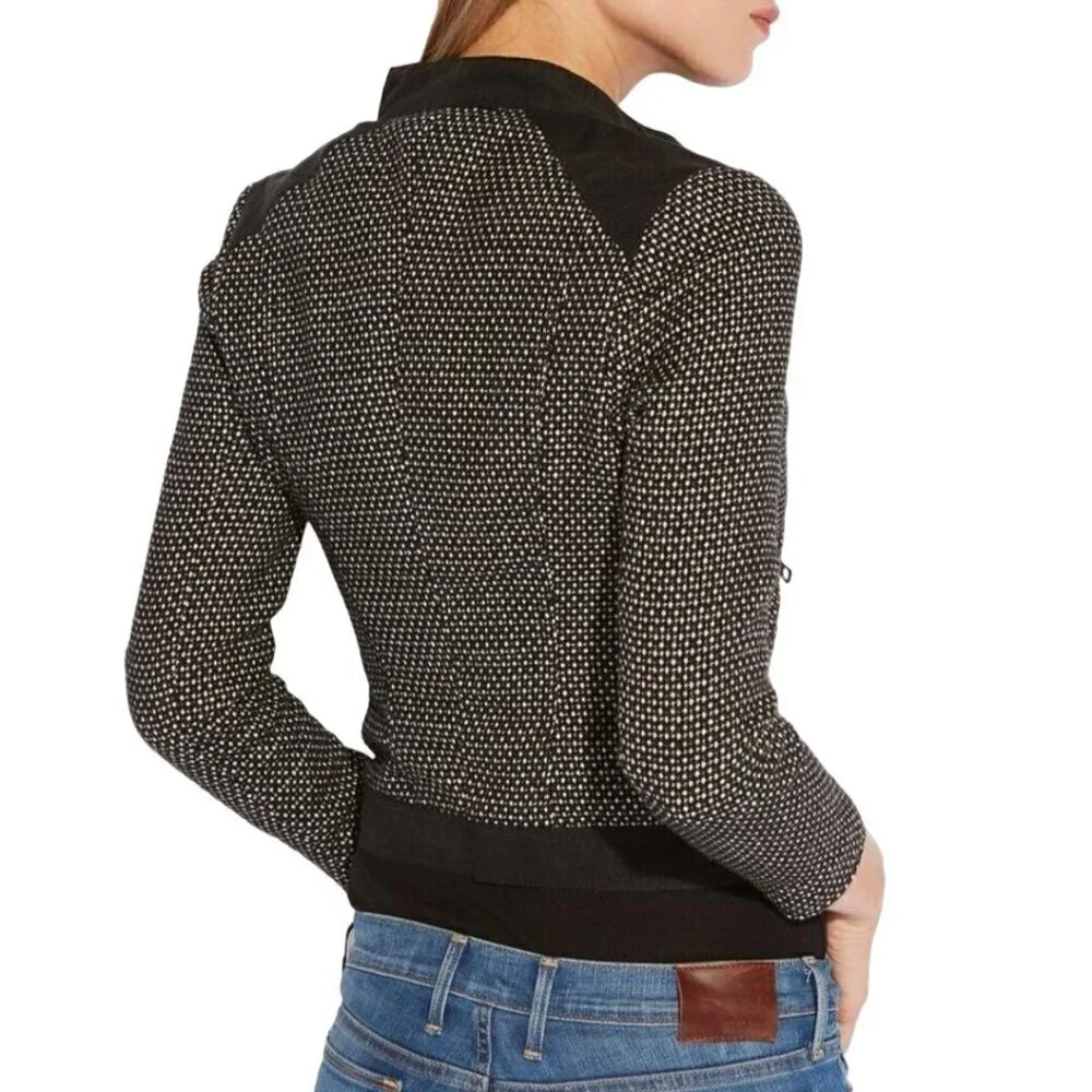 Lucky Brand Womens Wool Swiss Dot Jacket Size XS - Picture 5 of 8